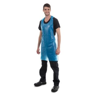 סינר ניילון כחול